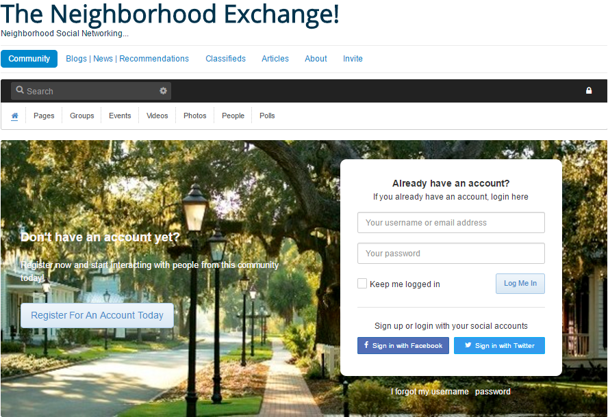 The Neighborhood Exchange!  --  Beta Testing Begins